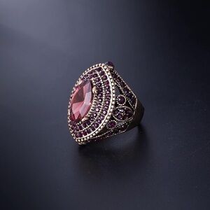 Vintage Style Purple Gemstone Ring